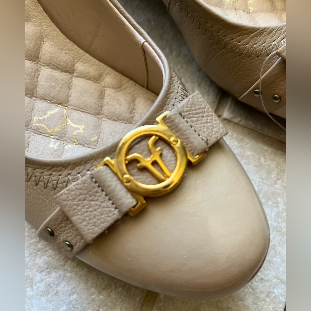 NWT New flexi Cream ballet flats size 8 Agata - Picture 2 of 4